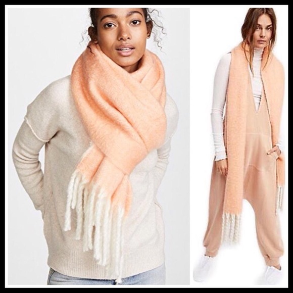 Free People Accessories - Free People Colorblock Tassel Fringe Scarf Wrap